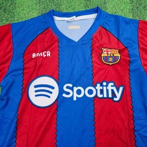 Barcelona Mens Soccer Jersey Playera de  Barcelona Male Football Shirt